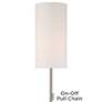 Thumbnail4 of Possini Euro Piccolo 60 1/2" Nickel Floor Lamp with Glass Tray Table more views