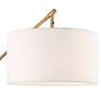 4_Possini Euro Pilar 72 1/2" Warm Gold and Espresso Arc Floor Lamp more views