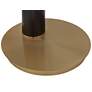 6_Possini Euro Pilar 72 1/2" Warm Gold and Espresso Arc Floor Lamp more views