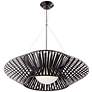 Watch A Video About the Possini Euro Planet Black Finish Modern Chandelier