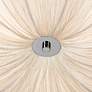 Possini Euro Planetarium 21" Wide Modern White Fabric Ceiling Light