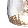 Possini Euro Portico 5" Wide Crackle Glass Mini Pendant