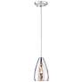 Possini Euro Portico 5" Wide Modern Crackle Glass Mini Pendant