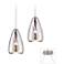 Possini Euro Portico Brushed Nickel Double Swag Chandelier