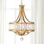 3_Possini Euro Prava 21 1/2" Classic Brass 4-Light Crystal Chandelier