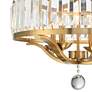 5_Possini Euro Prava 21 1/2" Classic Brass 4-Light Crystal Chandelier more views