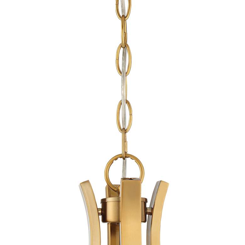 Image 5 Possini Euro Prava 21 1/2" Classic Brass 4-Light Crystal Chandelier more views