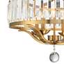Watch A Video About the Possini Euro Prava 4 Light Luxe Modern Crystal Chandelier