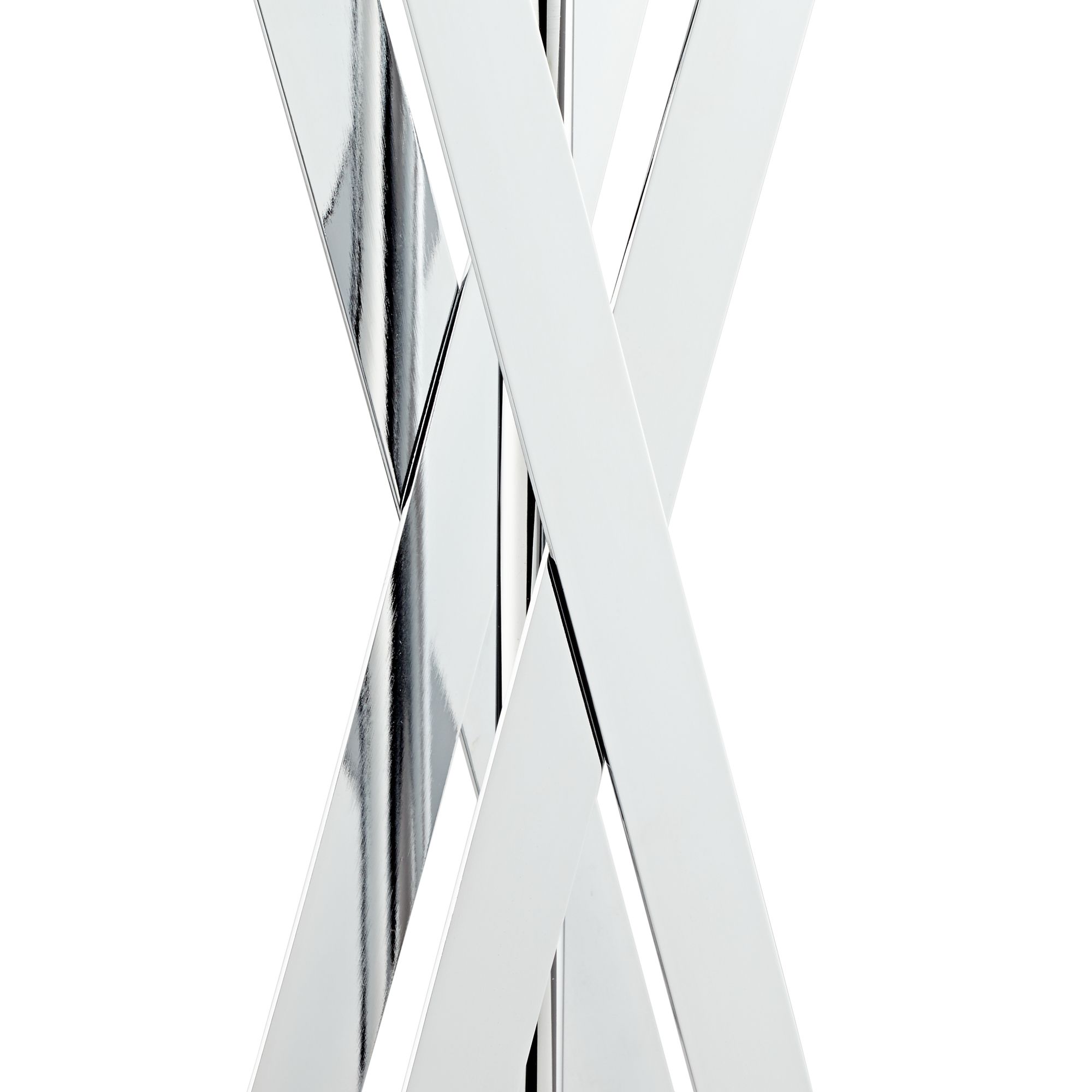 Image 4 Possini Euro Proxima 28" Chrome Table Lamp with White Marble Riser more views