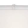 2_Possini Euro Proxima 28" Chrome Table Lamp with White Marble Riser more views