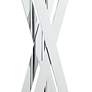 4_Possini Euro Proxima 28" Chrome Table Lamp with White Marble Riser more views