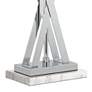 5_Possini Euro Proxima 28" Chrome Table Lamp with White Marble Riser more views