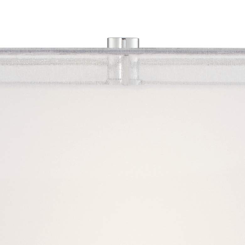Image 2 Possini Euro Proxima 28" Chrome X-Shaped Modern Table Lamps Set of 2 more views
