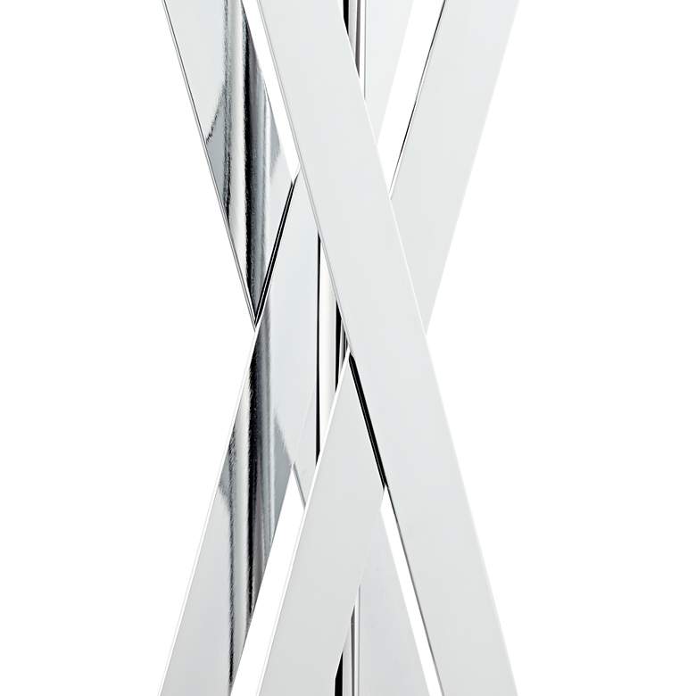 Image 6 Possini Euro Proxima 28" Double Shade Modern Chrome Table Lamp more views