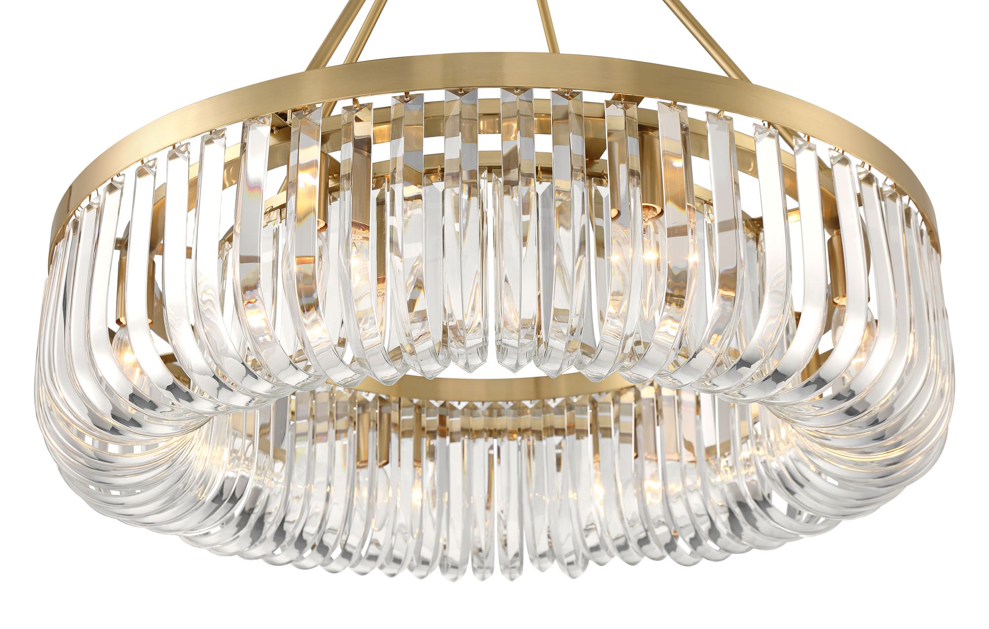 Image 5 Possini Euro Pruitt 28" Wide Soft Gold 8-Light Ceiling Light more views