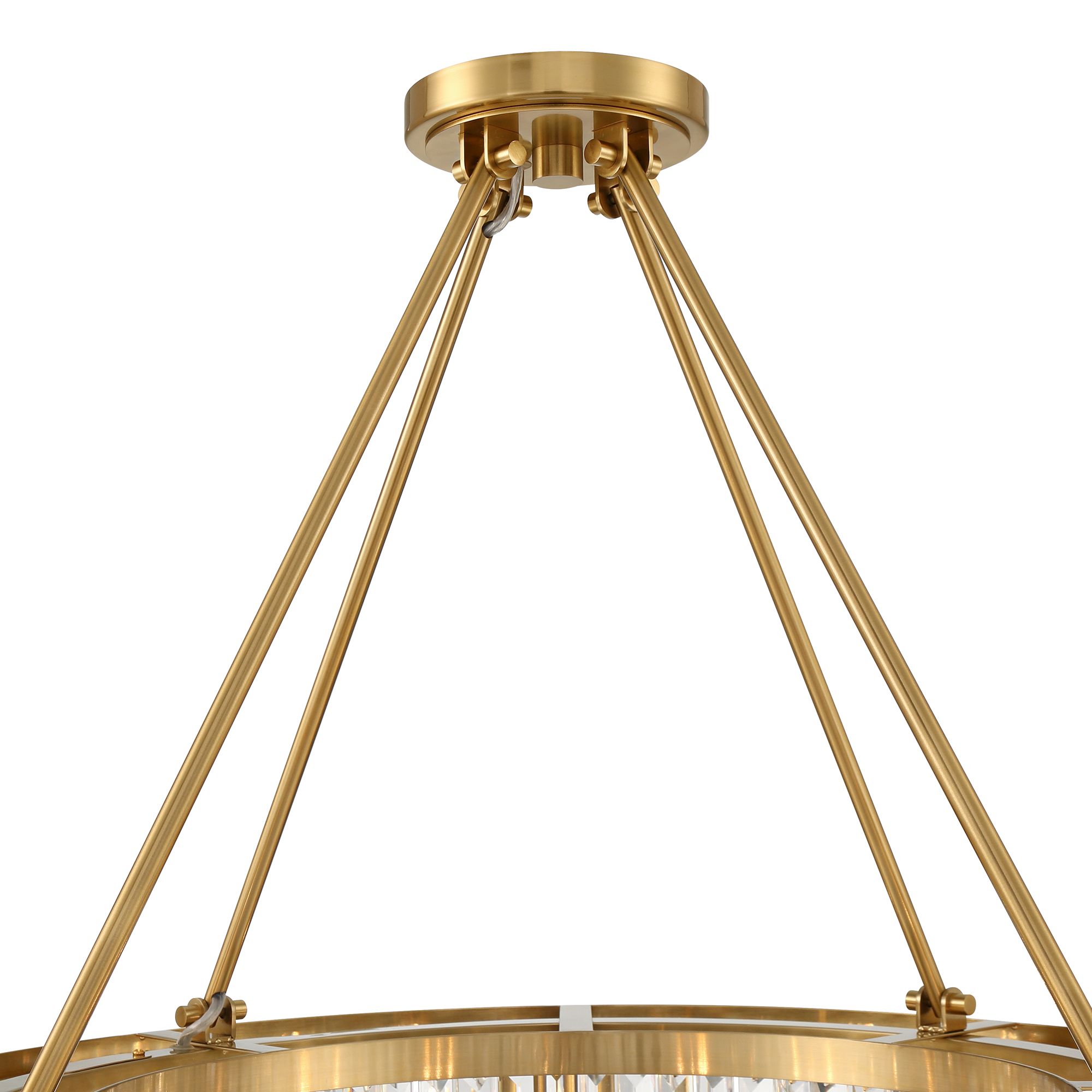 Watch A Video About the Possini Euro Jenna Soft Gold 8 Light Ceiling Light