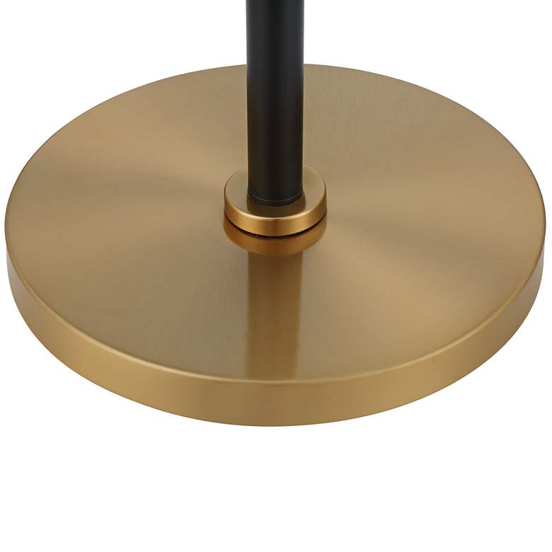 Image 7 Possini Euro Quatro 71" High 4-Light Black Gold Modern Floor Lamp more views