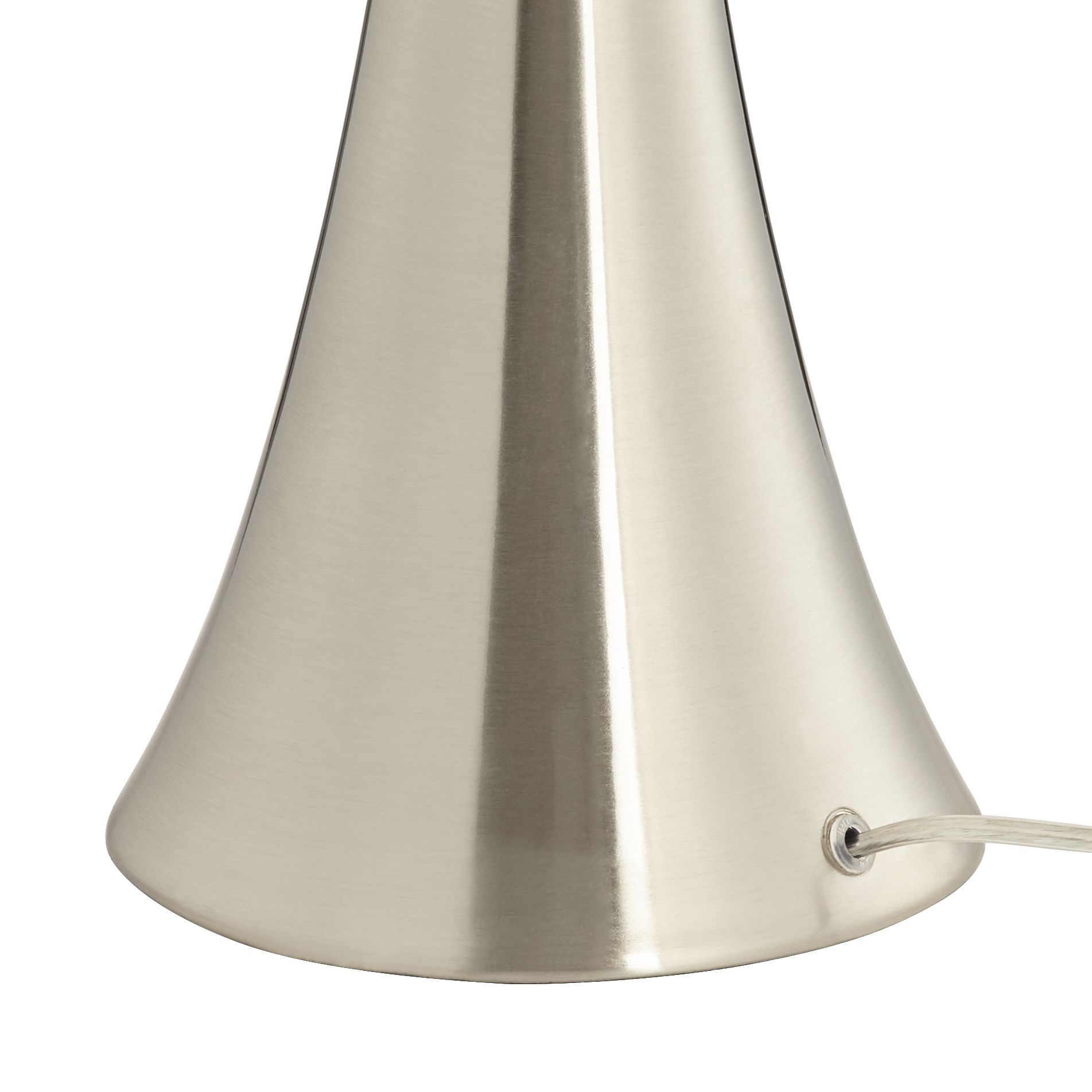 Image 6 Possini Euro Rachel 28" Metal Column Modern Table Lamps Set of 2 more views