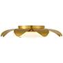 6_Possini Euro Radiance 16" Wide Brass Flower LED Ceiling Light more views