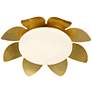 7_Possini Euro Radiance 16" Wide Brass Flower LED Ceiling Light more views