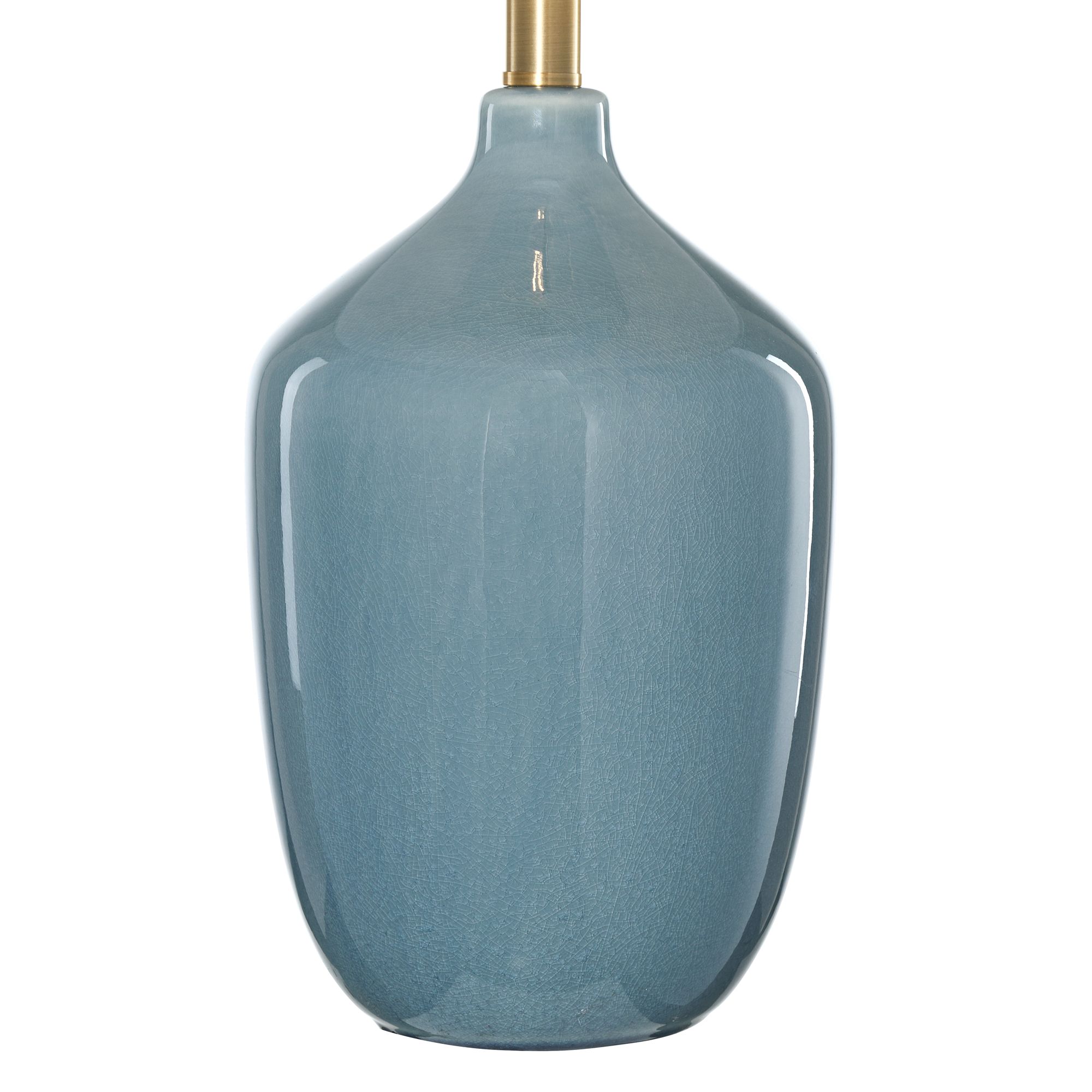 Image 6 Possini Euro Rafael 25 1/2"H Pastel Blue Ceramic Table Lamp Set of 2 more views