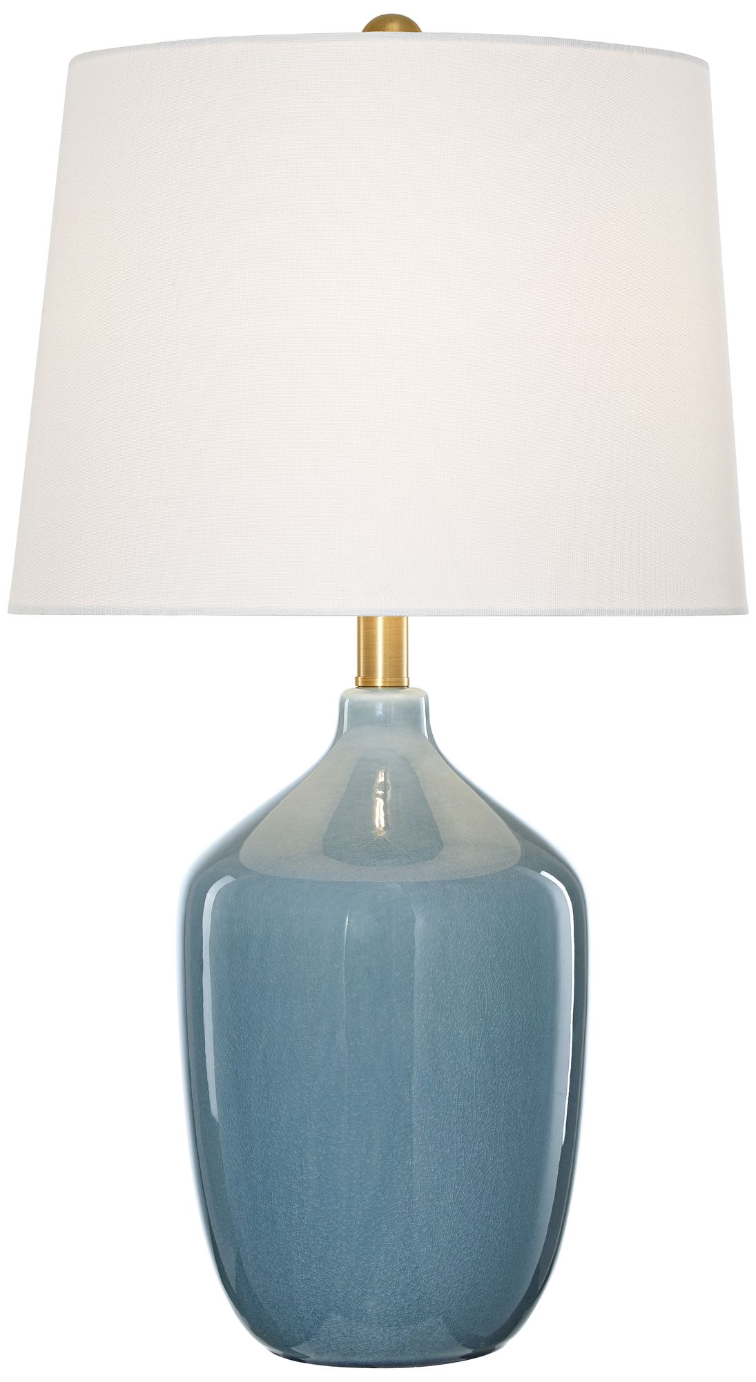 Possini Euro Rafael 25 1/2"H Pastel Blue Ceramic Table Lamp Set of 2