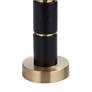 7_Possini Euro Rainier 30 1/2"H Black Faux Leather Column Table Lamp more views