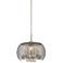 Possini Euro Rainier 8 3/4" Wide Smoke Glass Mini Pendant