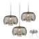 Possini Euro Rainier Brushed Nickel 3-Light Swag Pendant