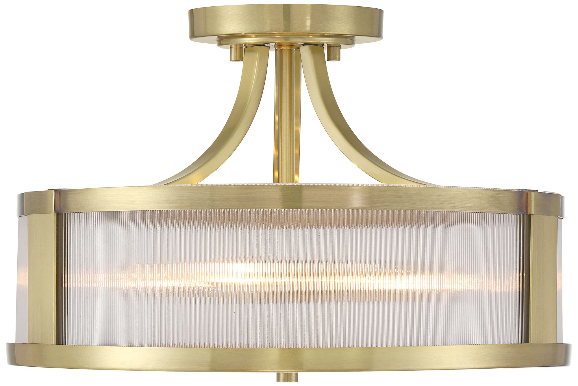 Watch A Video About the Possini Euro Randall 16 Wide Brass Drum Ceiling Light