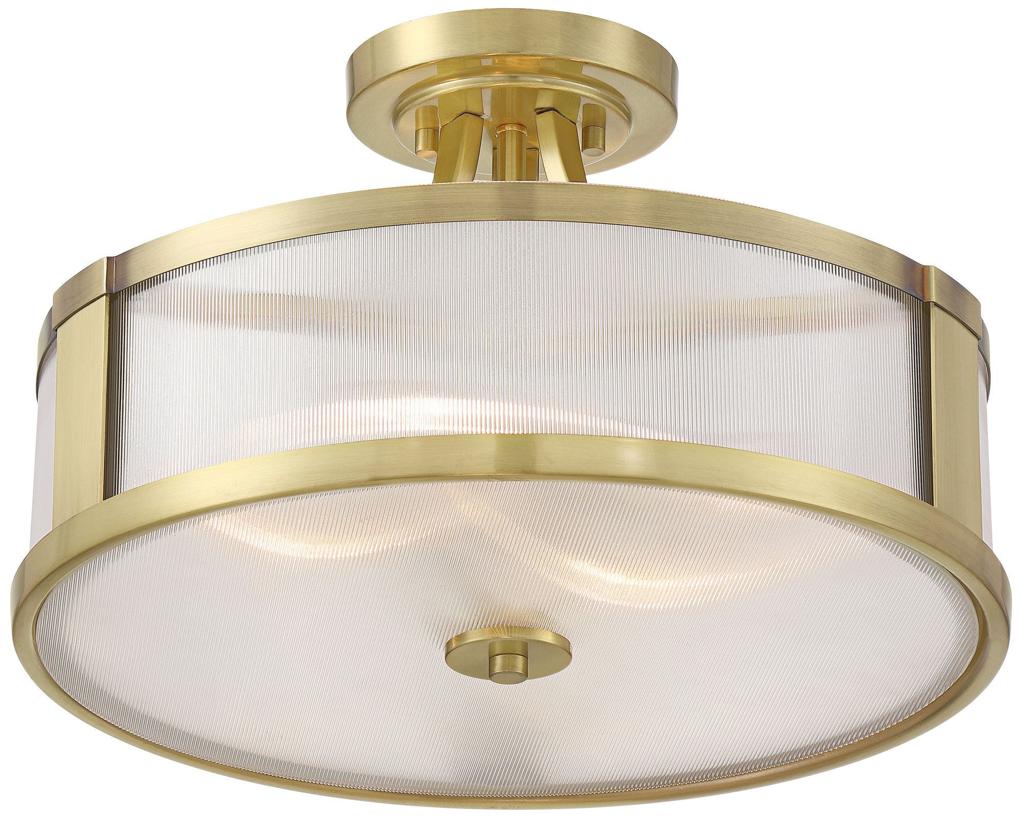 Watch A Video About the Possini Euro Randall 16 Wide Brass Drum Ceiling Light