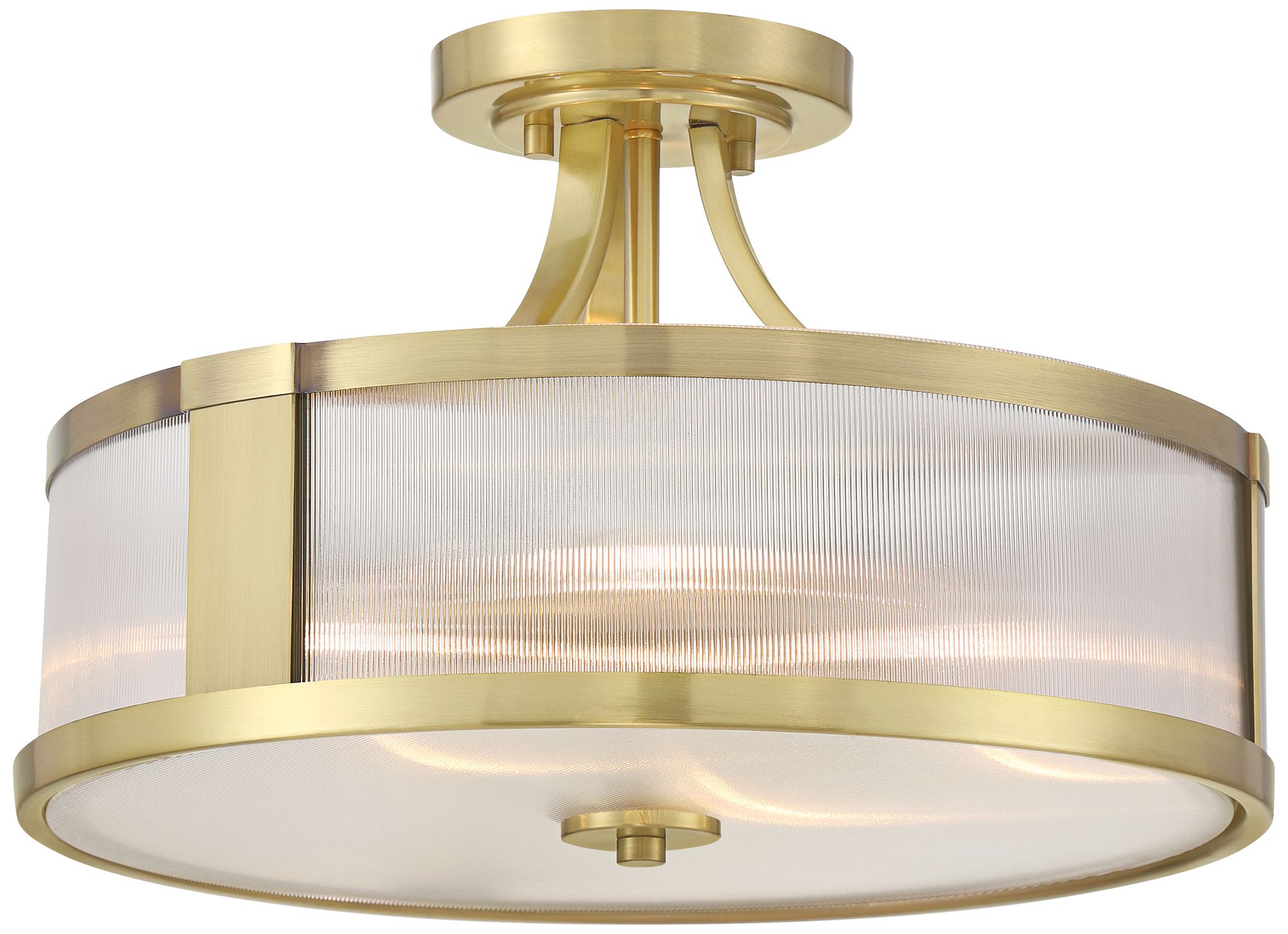 Watch A Video About the Possini Euro Randall 16 Wide Brass Drum Ceiling Light