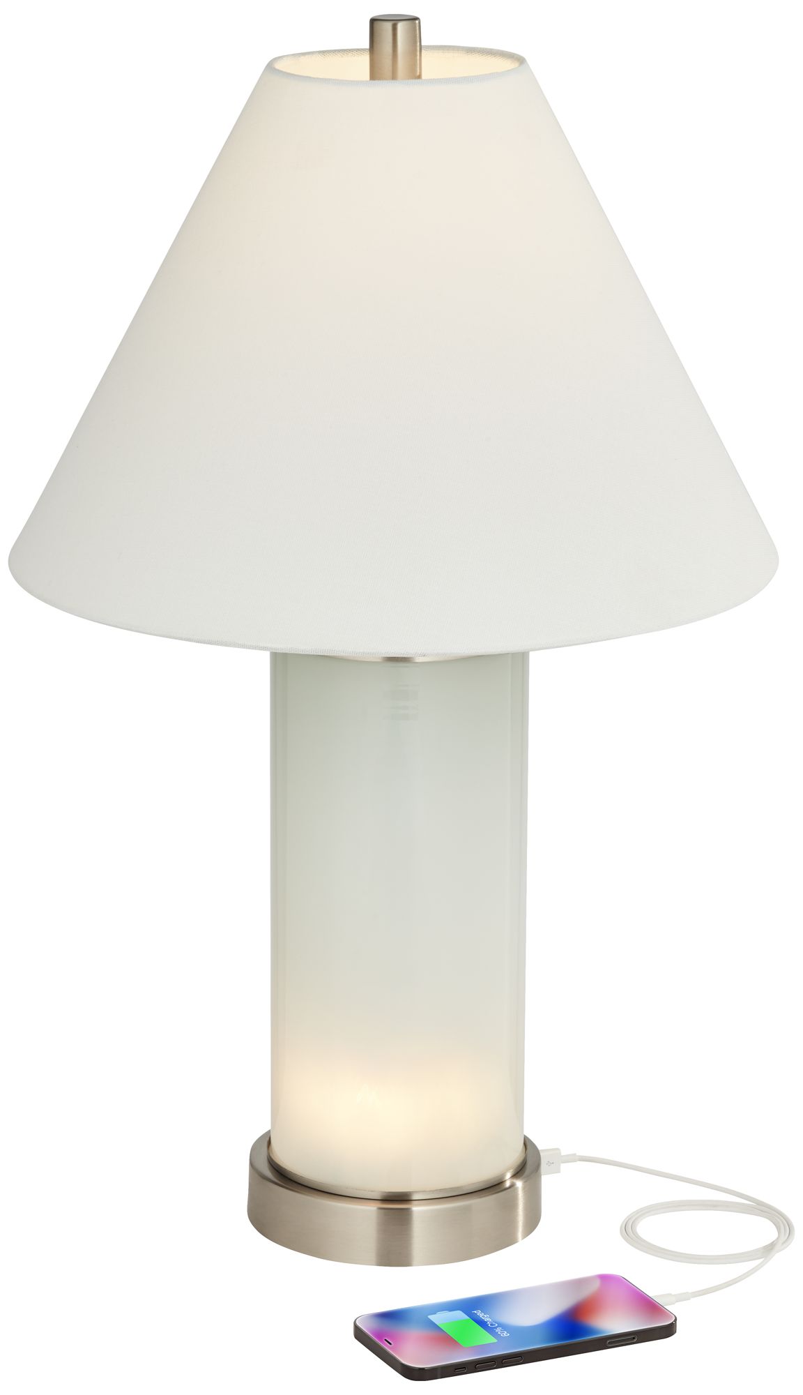 Image 4 Possini Euro Randi 24" High Night Light USB Table Lamps Set of 2 more views