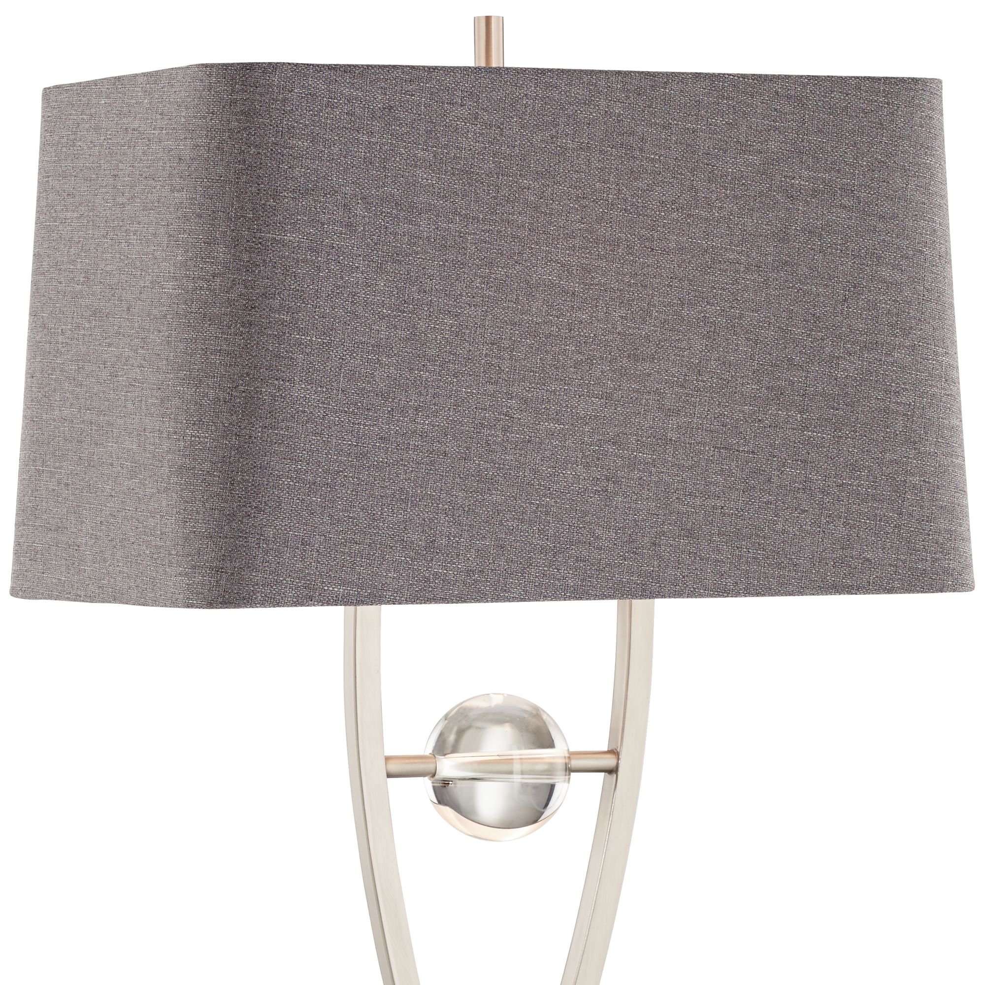 Image 3 Possini Euro Rasenna 32" High Open Frame Acrylic Ball Table Lamp more views