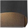 Possini Euro Ratner 5 1/2" High Black Modern LED Outdoor Wall Light