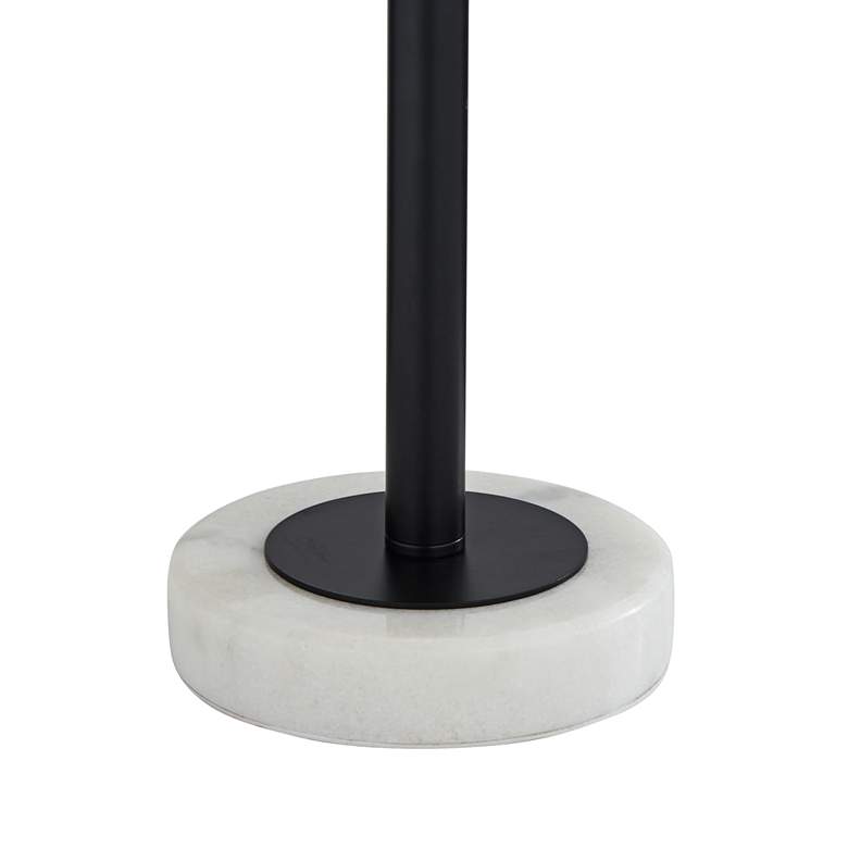 Image 7 Possini Euro Raul 29 1/4" Marble and Scalloped Shade Table Lamp more views