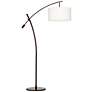 Watch A Video About the Possini Euro Bronze Finish Boom Arched Floor Lamp