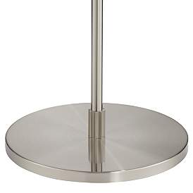 Image5 of Possini Euro Raymond Brushed Nickel Adjustable Boom Arc Floor Lamp more views