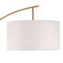 3_Possini Euro Raymond Gold Adjustable Arc Floor Lamp with Smart Socket more views