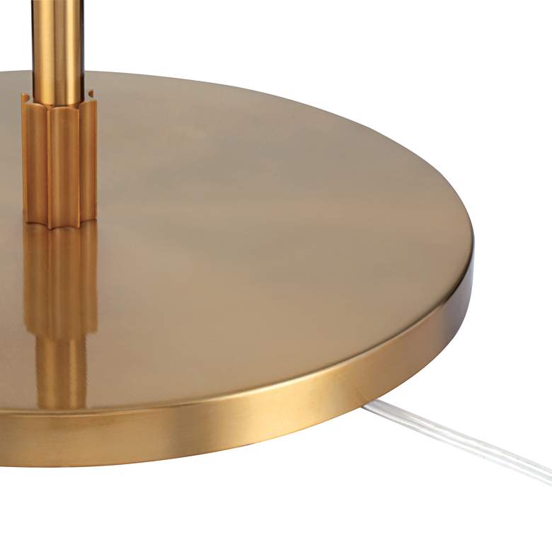 Image 6 Possini Euro Raymond Gold Adjustable Arc Floor Lamp with Smart Socket more views