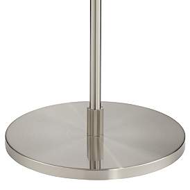 Image5 of Possini Euro Raymond Nickel Adjustable Arc Floor Lamp with Smart Socket more views