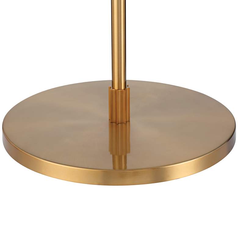 Image 5 Possini Euro Raymond Warm Gold Adjustable Boom Arc Floor Lamp more views