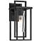 Possini Euro Raynor 13 1/2" High Sand Black Outdoor Barn Wall Light