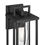 4_Possini Euro Raynor 13 1/2" High Sand Black Outdoor Barn Wall Light more views