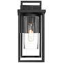 6_Possini Euro Raynor 13 1/2" High Sand Black Outdoor Barn Wall Light more views