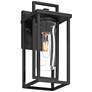 7_Possini Euro Raynor 13 1/2" High Sand Black Outdoor Barn Wall Light more views