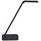 Possini Euro Rayven Adjustable Height Black Finish LED USB Desk Lamp