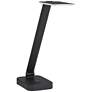 Possini Euro Rayven Adjustable Height Black Finish LED USB Desk Lamp