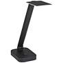 Possini Euro Rayven Adjustable Height Black Finish LED USB Desk Lamp