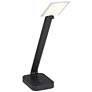 Possini Euro Rayven Adjustable Height Black Finish LED USB Desk Lamp